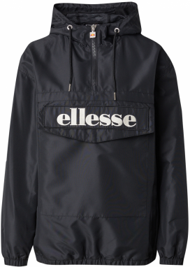 ELLESSE Prechodná bunda 'Montitaz'  čierna / šedobiela