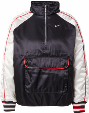 Nike Sportswear Prechodná bunda 'STREET'  červená / čierna / biela