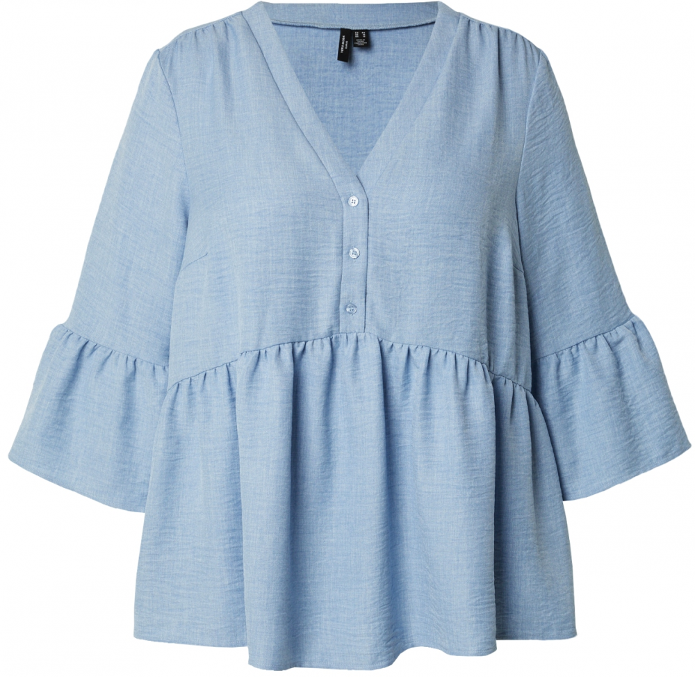 Vero Moda Curve Blúzka 'VMCMelony'  svetlomodrá
