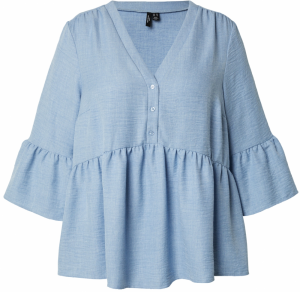 Vero Moda Curve Blúzka 'VMCMelony'  svetlomodrá