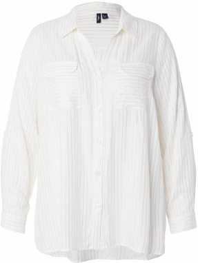Vero Moda Curve Blúzka 'VMCBUMPY'  zlatá / biela