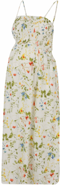 Vero Moda Maternity Letné šaty 'VMMEASY JOY'  modrá / žltá / olivová / biela