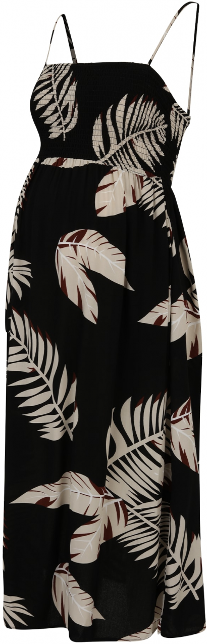 Vero Moda Maternity Letné šaty 'VMMEASY'  krémová / svetlosivá / čierna
