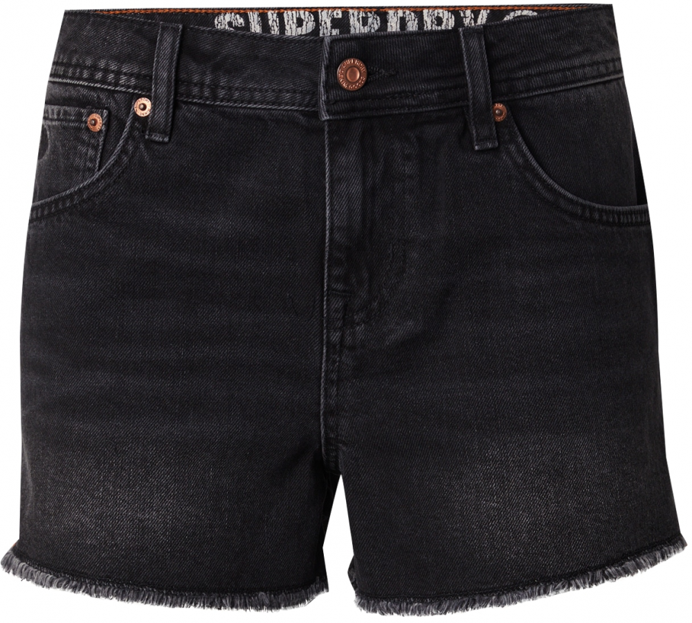 Superdry Džínsy  čierna