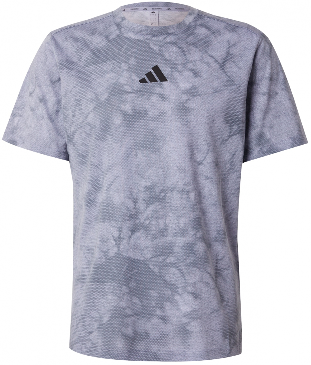 ADIDAS PERFORMANCE Funkčné tričko 'Power'  tmavosivá / pastelovo fialová / šedobiela