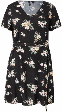 Vero Moda Curve Šaty 'VMCEASY JOY'  mätová / ružová / čierna / biela