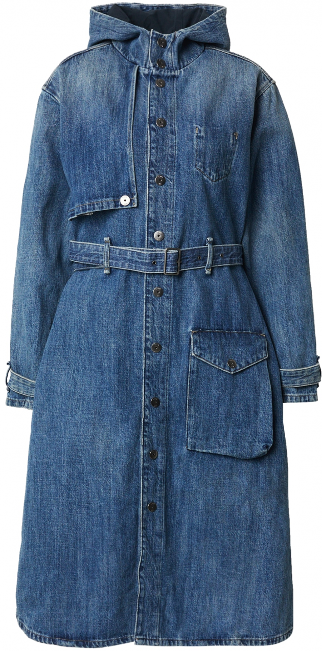 G-STAR Prechodný kabát  modrá denim