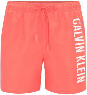 Calvin Klein Swimwear Plavecké šortky 'MEDIUM DRAWSTRING'  svetloružová / biela