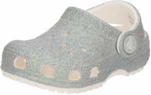 Crocs Otvorená obuv 'Classic Iridescent'  strieborná