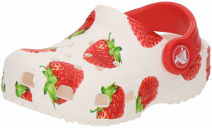 Crocs Otvorená obuv 'Classic Fresh Fruits'  svetlozelená / červená / biela