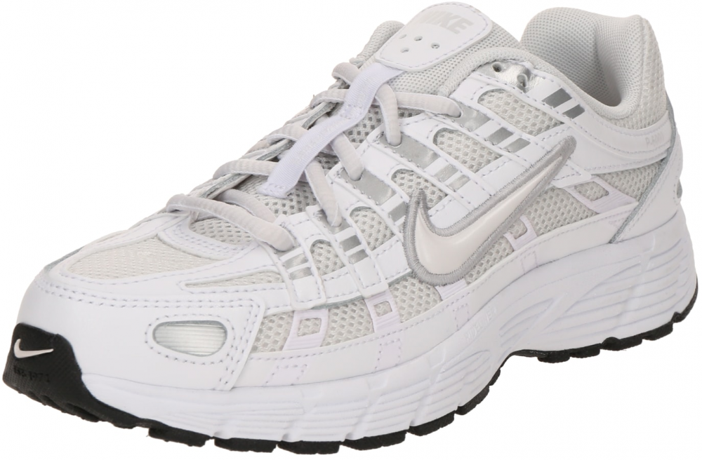 Nike Sportswear Tenisky 'P-6000'  striebornosivá / biela / šedobiela
