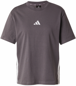 ADIDAS SPORTSWEAR Funkčné tričko 'Essential'  čadičová / biela