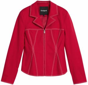 Desigual Prechodná bunda  červená
