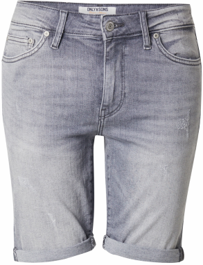 Only & Sons Džínsy 'ONSPLY'  sivý denim