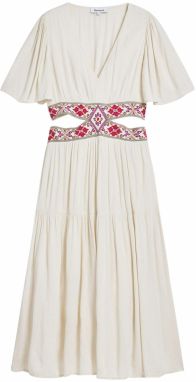 Desigual Šaty  žltá / zelená / purpurová / biela