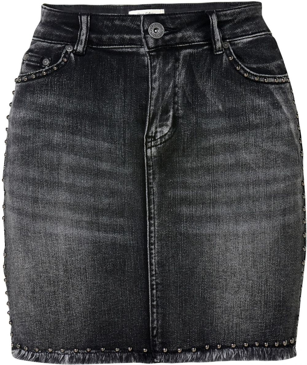 KOROSHI Sukňa  čierny denim