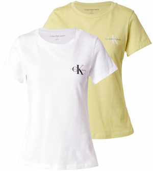 Calvin Klein Jeans Tričko  sivá / kaki / čierna / biela