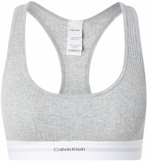 Calvin Klein Underwear Podprsenka  svetlosivá / čierna / biela