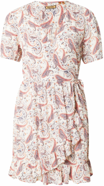 Superdry Letné šaty  námornícka modrá / tmavooranžová / brusnicová / biela