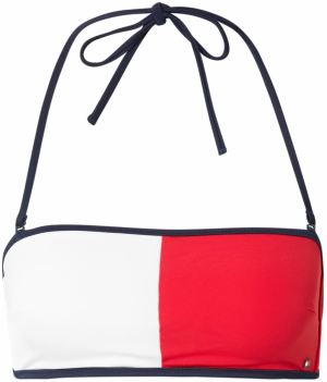 Tommy Hilfiger Underwear Bikinový top  námornícka modrá / červená / biela