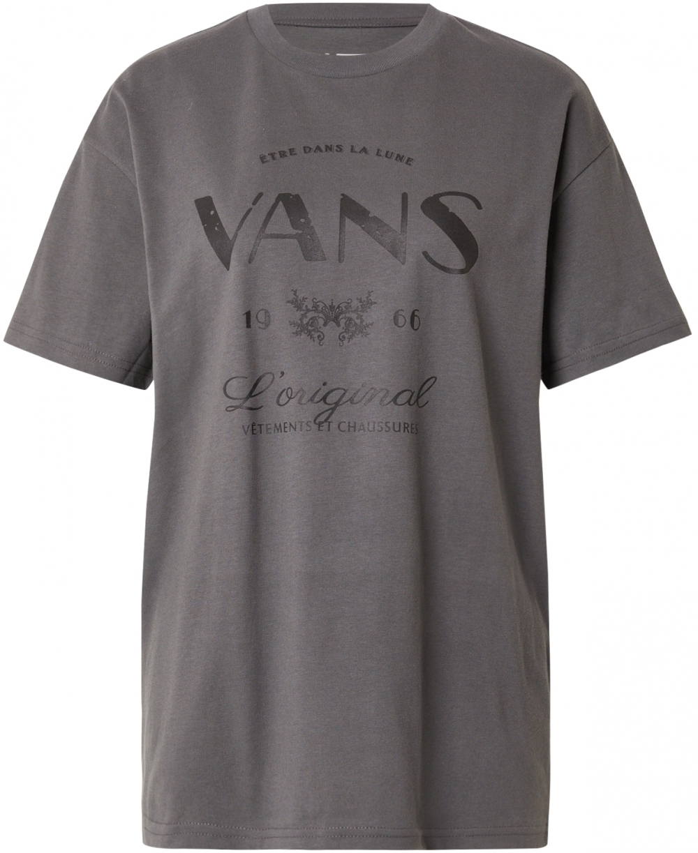 VANS Tričko 'LOST THOUGHTS'  antracitová / tmavosivá