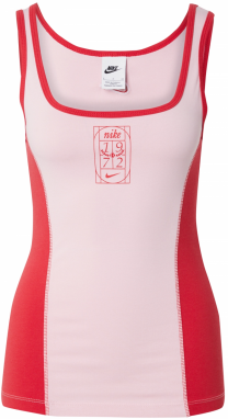 Nike Sportswear Top  ružová / jasne červená