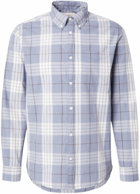 Jack & Jones Premium Košeľa 'JPRBLUBROOK'  modrosivá / biela