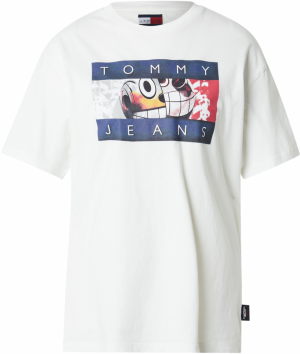 Tommy Jeans Tričko  biela