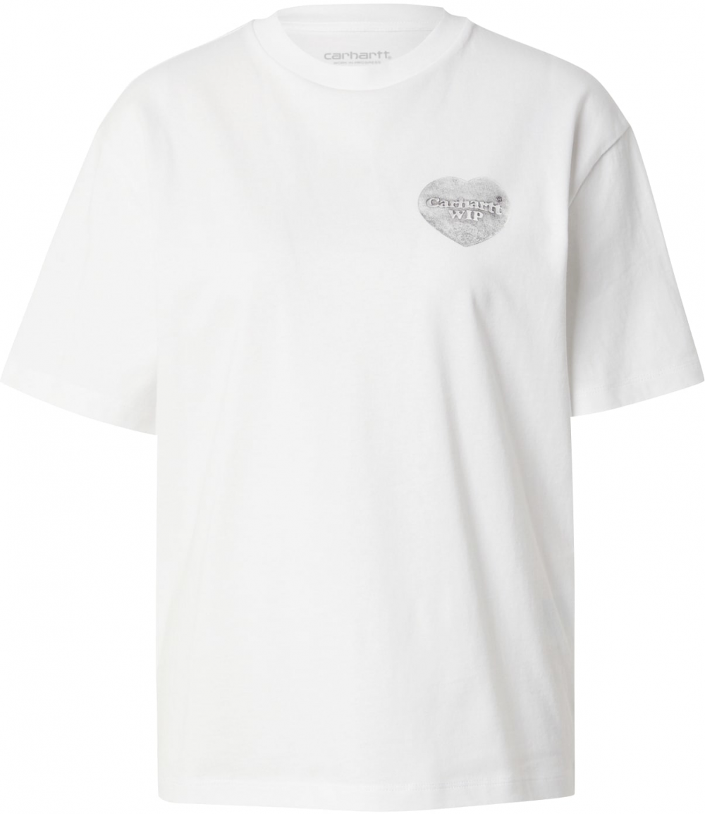 Carhartt WIP Tričko 'Chain'  kamenná / biela