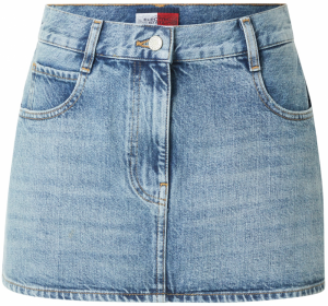 Tommy Jeans Sukňa  modrá denim
