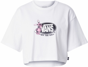 VANS Tričko 'FOLLOW'  ružová / čierna / biela