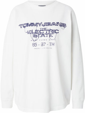 Tommy Jeans Tričko  biela
