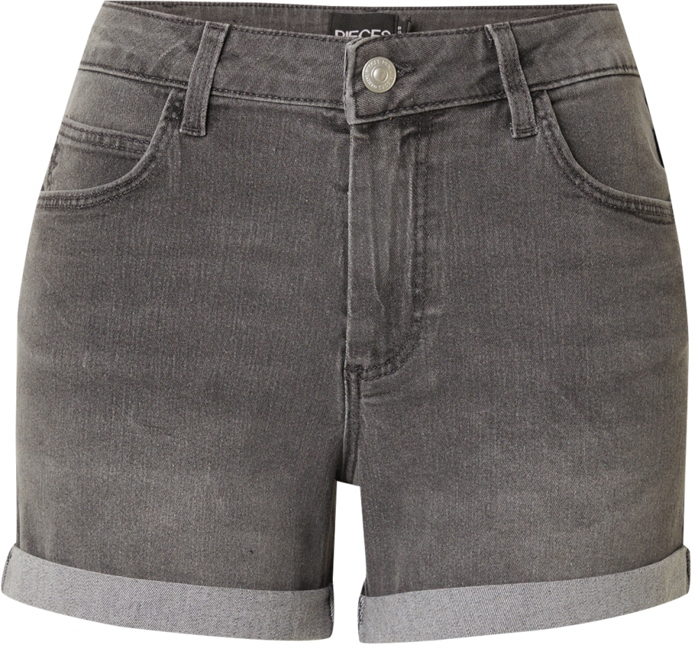 PIECES Džínsy 'PCPEGGY'  sivý denim