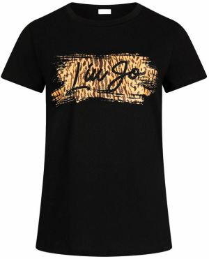 Liu Jo Top  krémová / šampanské / hnedá / čierna