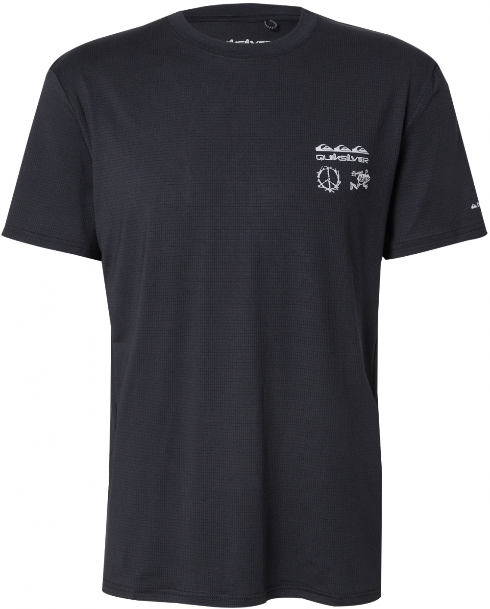 QUIKSILVER Funkčné tričko 'LAP TIME'  sivá / čierna