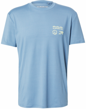 QUIKSILVER Funkčné tričko 'LAP TIME'  svetlomodrá / neónovo žltá