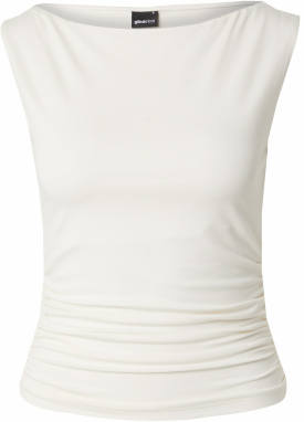 Gina Tricot Top  šedobiela