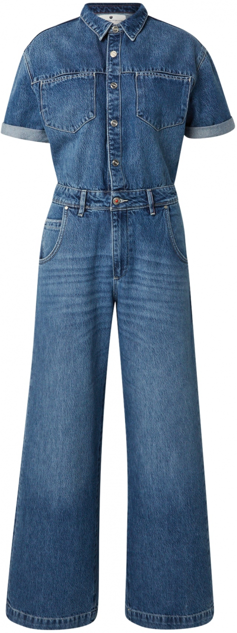 FREEMAN T. PORTER Overal  modrá denim