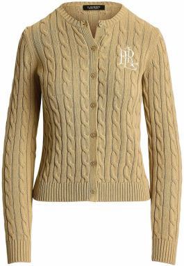 Lauren Ralph Lauren Kardigán  farba ťavej srsti / biela