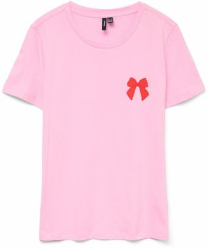 Vero Moda Petite Tričko  svetloružová / krvavo červená
