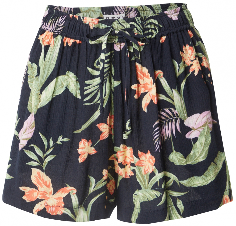 ROXY Nohavice 'Lekeitio Break'  svetlozelená / orgovánová / oranžová / čierna