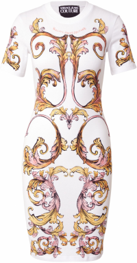 Versace Jeans Couture Šaty 'ACTIVE'  žltá / biela