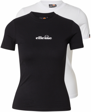 ELLESSE Tričko 'Beckana'  čierna / biela
