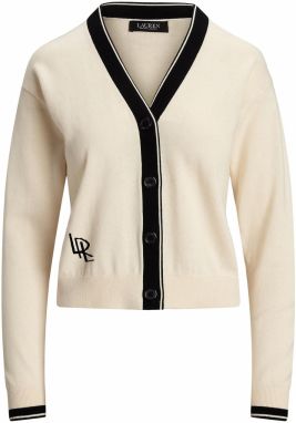 Lauren Ralph Lauren Kardigán  béžová / čierna