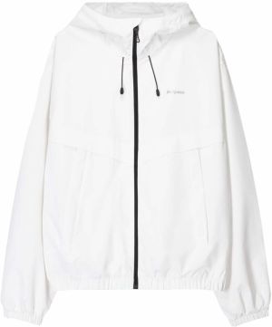 Bershka Prechodná bunda  biela