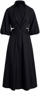 Lauren Ralph Lauren Košeľové šaty  čierna