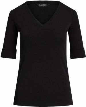 Lauren Ralph Lauren Tričko  čierna