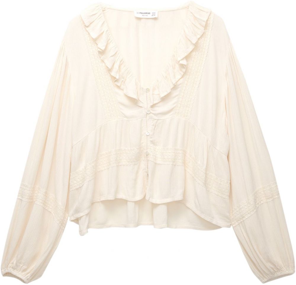 Pull&Bear Blúzka  nebielená