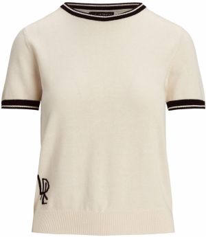 Lauren Ralph Lauren Petite Sveter  krémová / čierna