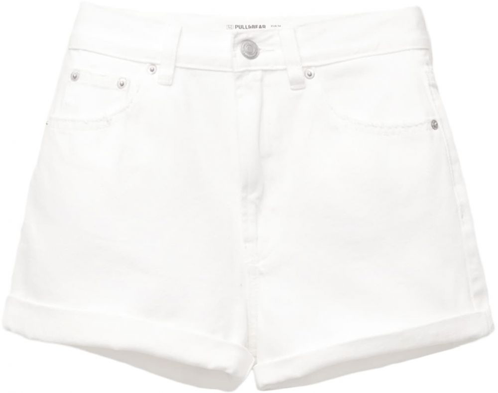 Pull&Bear Džínsy  biely denim